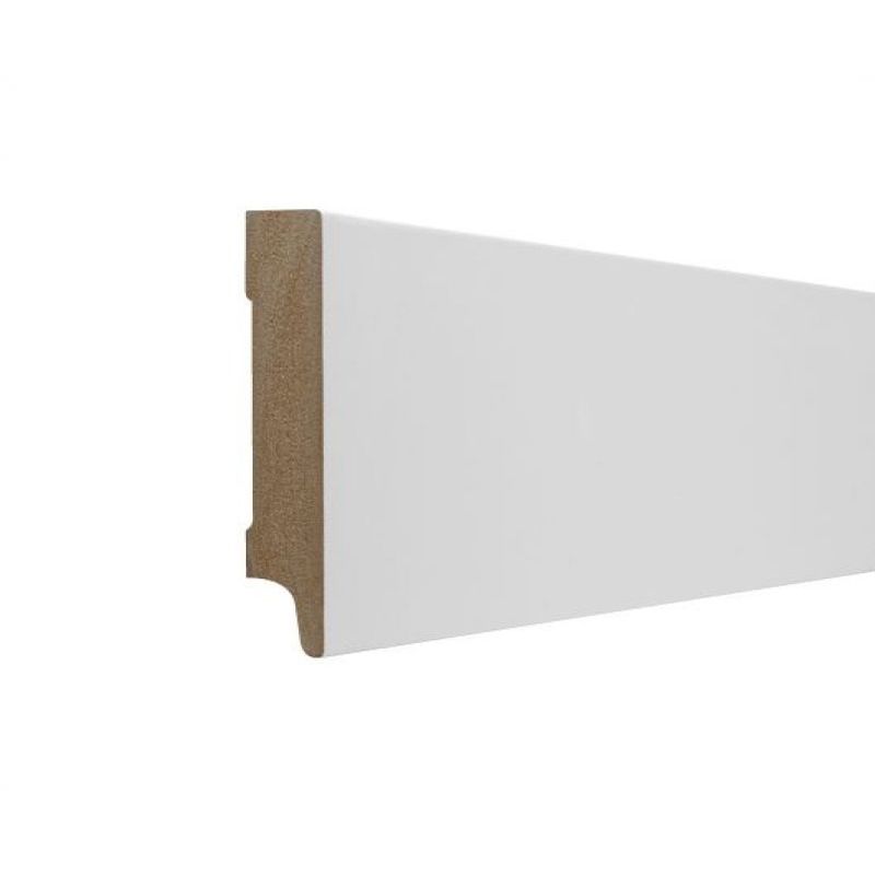 matchmaker periscoop Overleven MDF plint gegrond laminaat Modern 15 x 80 x 2400 mm | Unieke werkwijze!