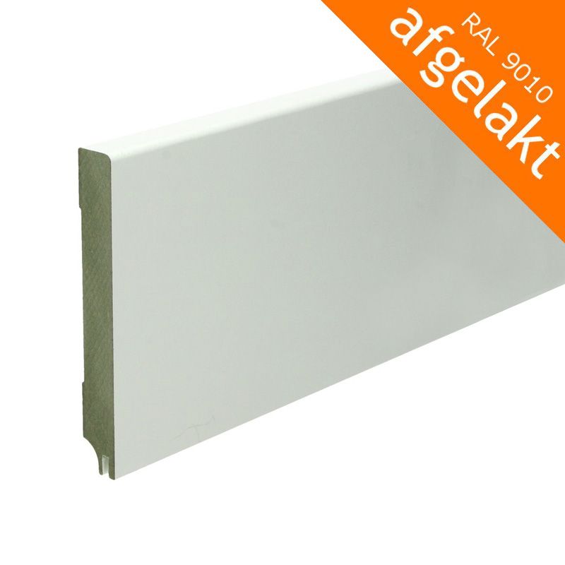  Moderne plinten 15 x 120 mm RAL 9010 